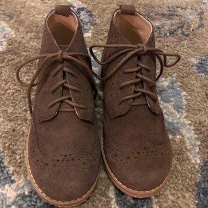 Janie and Jack brown suede boots